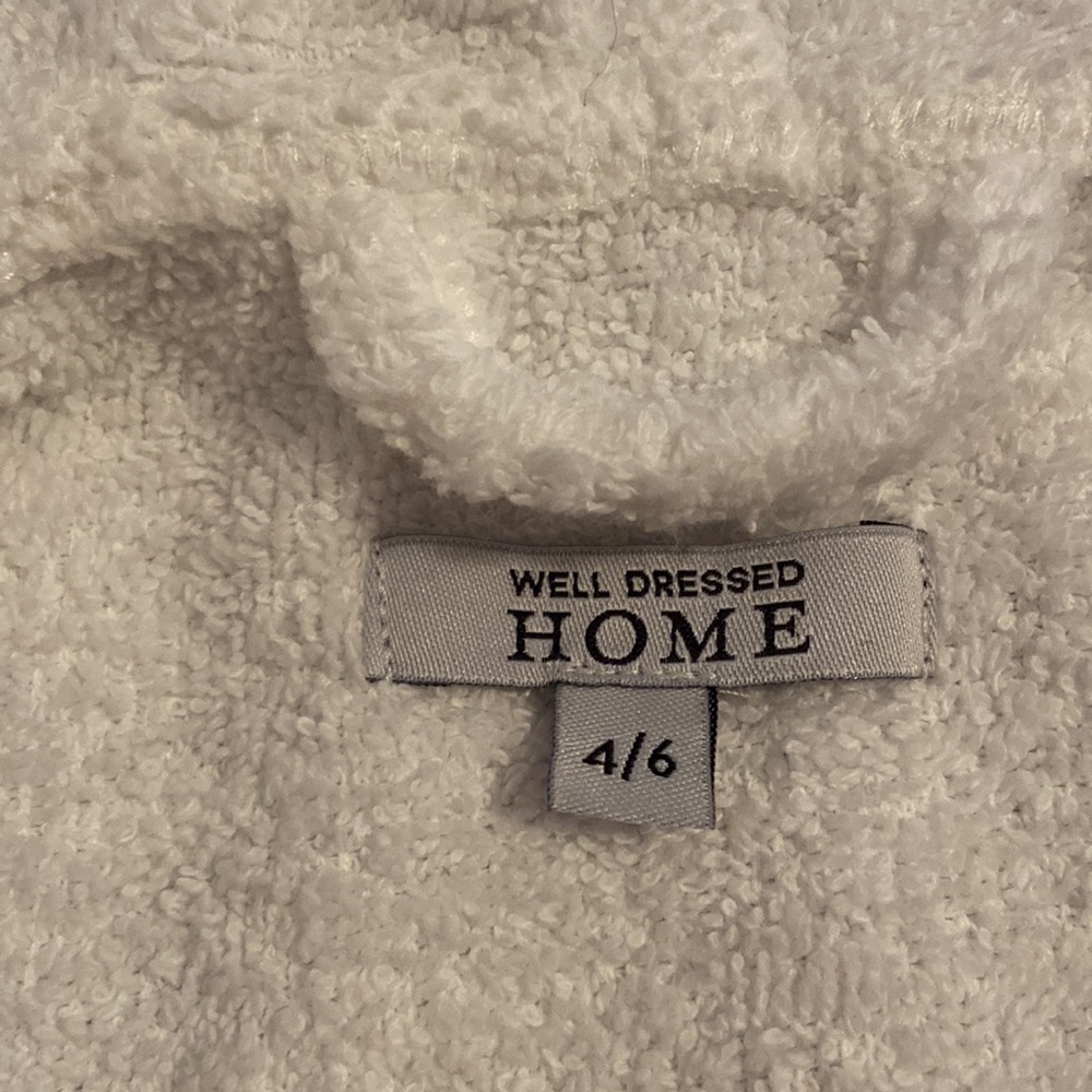 Girls Terrycloth Robe Size 4/6 - Picture 3 of 5